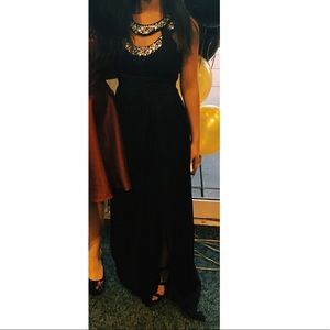 Navy Blue Prom Dress